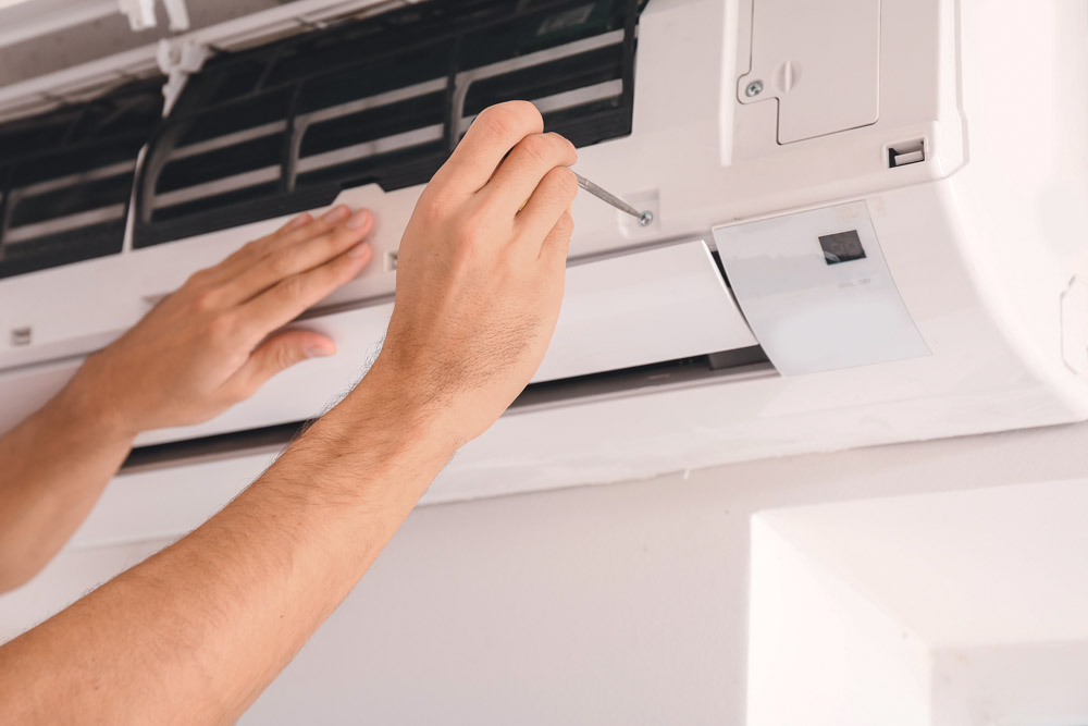 Expert J.Tullos Service air conditioning technician ensuring efficient system in Houston, TX