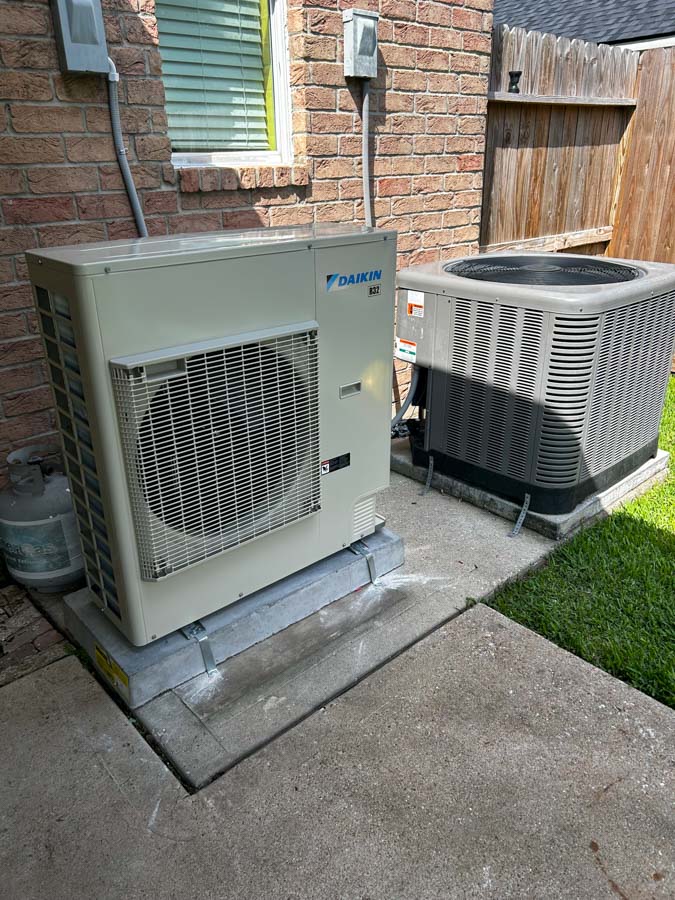 Reliable J.Tullos Service technician providing air conditioning services in Houston, TX home